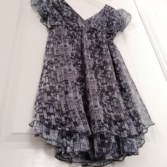 🌚 Folded & Hung chiffon dress - Picture 2 of 5